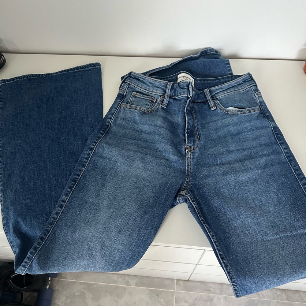 Abercrombie and Fitch bell bottom jeans